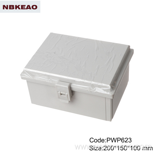 Plastic waterproof outdoor enclosures with hinged door outdoor telecommunication enclosure surface mount junction box ip65 box